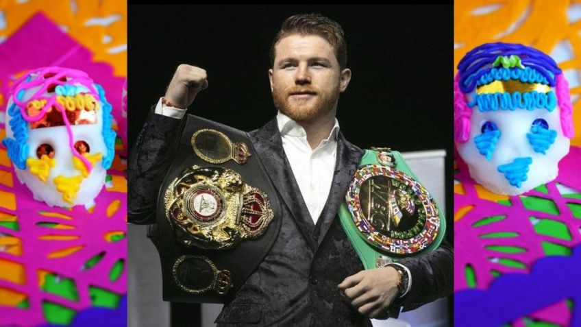 Canelo Álvarez y su romance con la muerte en su calaverita de Día de Muertos