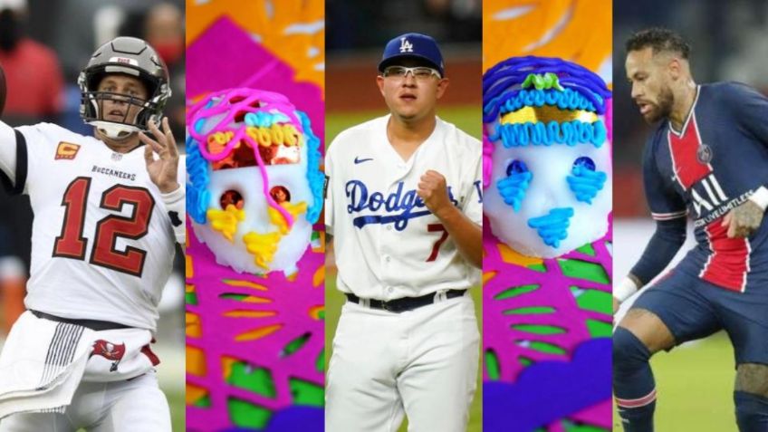 Neymar, Julio Urías y Tom Brady brillan en calaveritas de Día de Muertos