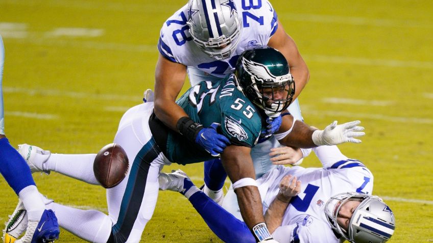 NFL: Dallas Cowboys, no levantan, pagan caro las ausencias y caen ante Eagles