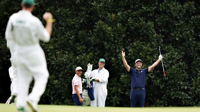 ¡IMPRESIONANTE! Jon Rahm protagoniza el tiro del año en Augusta: VIDEO VIRAL