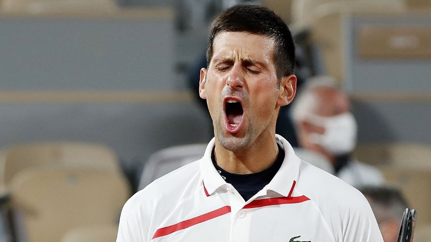 Djokovic se viraliza al imitar el "Siuu" de Cristiano Ronaldo: VIDEO