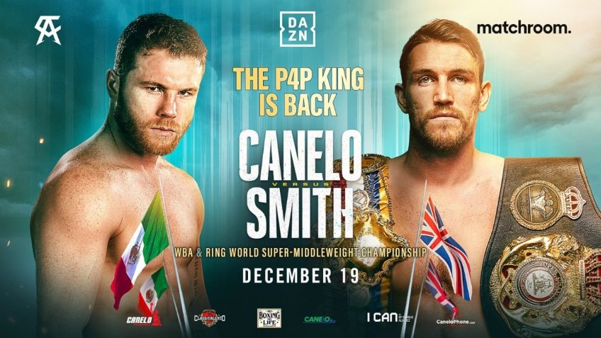 OFICIAL: Saúl 'Canelo' Álvarez confirma su regreso al ring contra Callum Smith