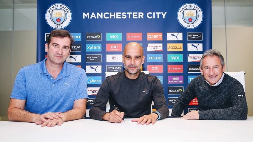 OFICIAL: Pep Guardiola firma una larga renovación con el Manchester City
