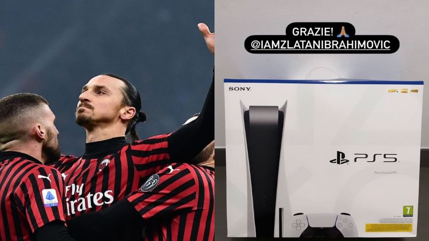 Zlatan Ibrahimovic adelanta la Navidad y regala PlayStation 5 a sus compañeros del Milan