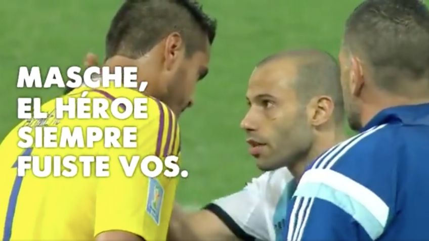 El emotivo homenaje de la AFA a Javier Mascherano: "El héroe fuiste vos" (VIDEO)