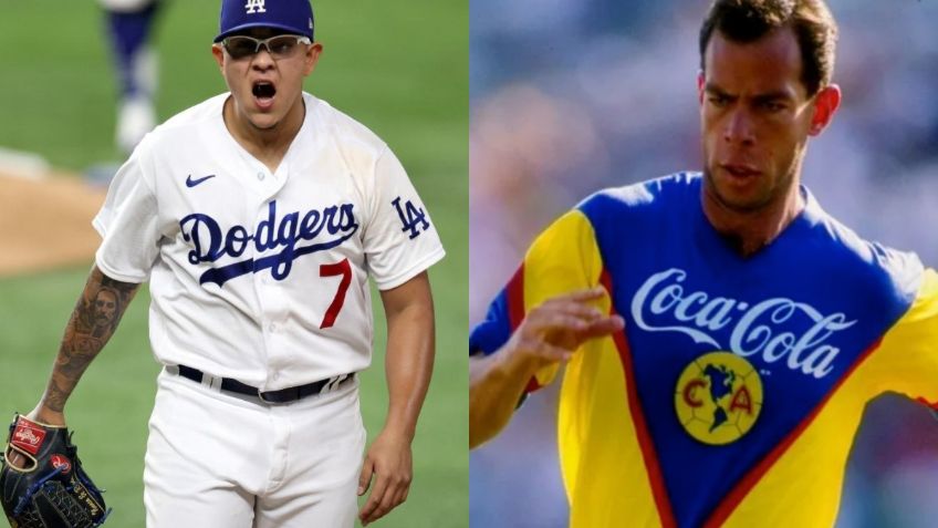 Julio Urías declara su amor por el América y Zague le regala jersey autografiado (VIDEO)