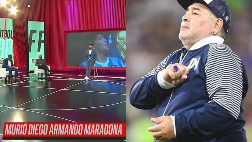 Así fue el estremecedor anuncio de la muerte de Maradona en Argentina (VIDEO)