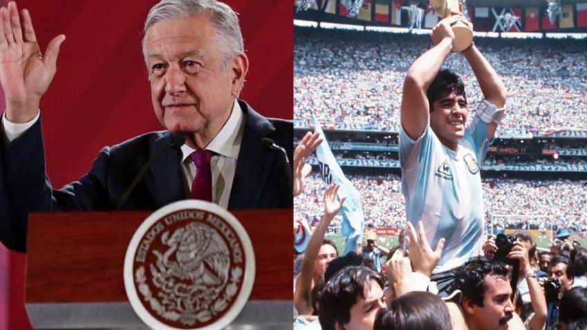 AMLO lamenta la muerte de Maradona: “Nunca renunció a sus ideales”