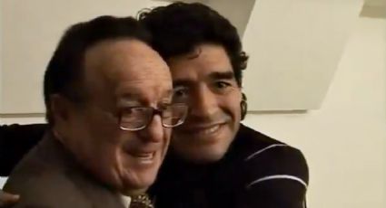 Chespirito y Maradona: La emoción del '10' al conocer a su ídolo mexicano (VIDEO)