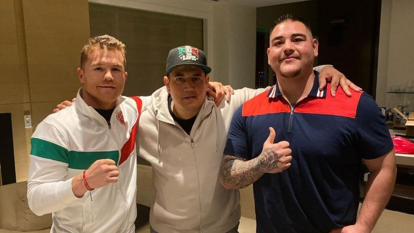Andy Ruiz sube primer VIDEO a su canal de YouTube con Canelo Álvarez y otras estrellas