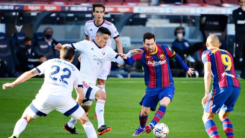 Messi hace emotivo homenaje a Maradona tras golazo con Barcelona (VIDEO)