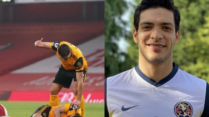 América envía mensaje de apoyo a Raúl Jiménez tras brutal golpe en la cabeza