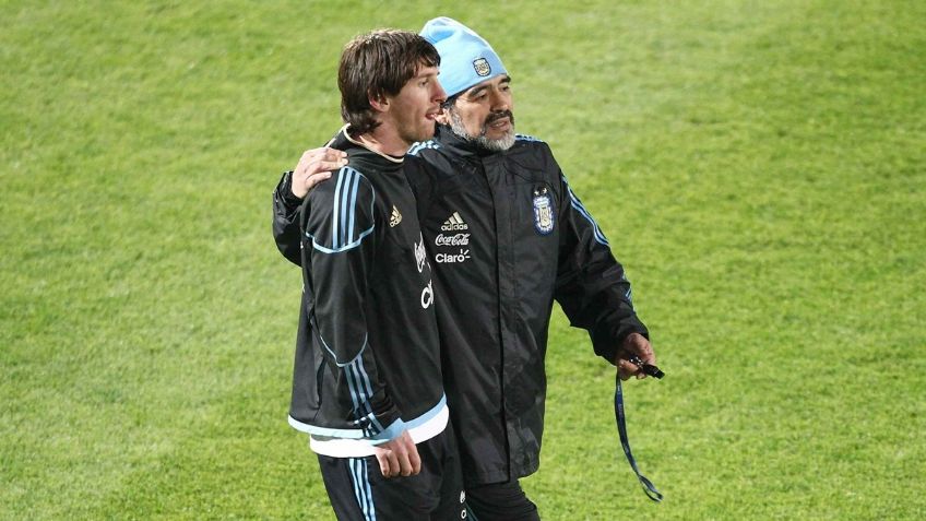 Messi manda emotivo mensaje a Diego Maradona tras su operación