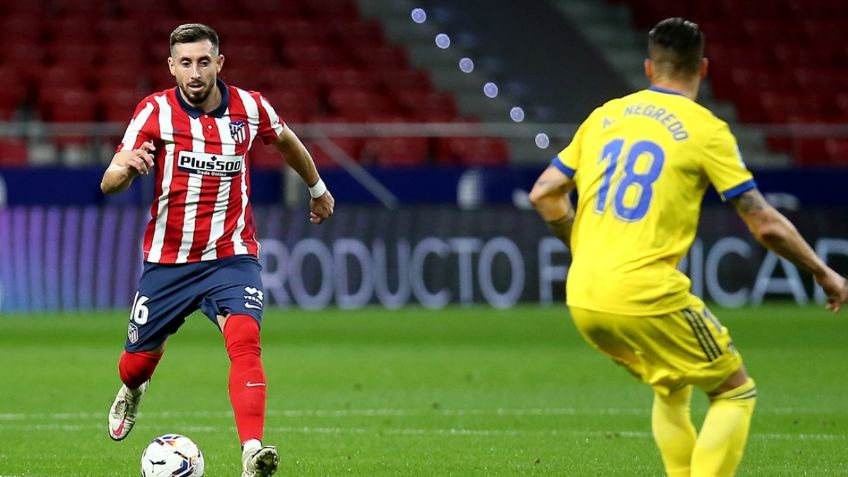 Héctor Herrera se afianza como titular en goleada del Atlético de Madrid