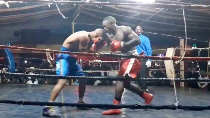 Función de box termina en batalla campal y sin respetar distancia (VIDEO)