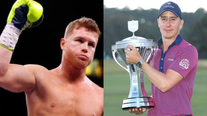 Canelo Álvarez felicita a Carlos Ortiz en redes tras triunfo en PGA Tour