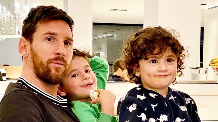 Messi pasa tiempo en familia antes de viaje a Argentina (VIDEO)