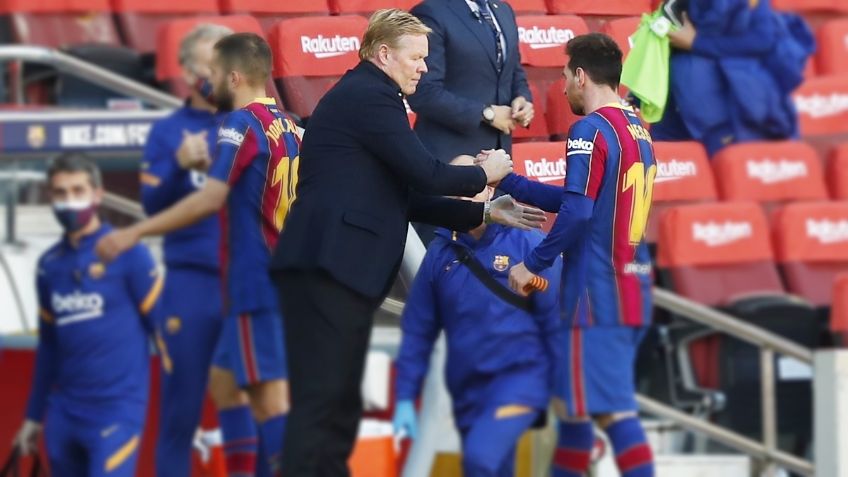 Koeman quiere sacrificar una estrella del Barcelona para que Messi se quede
