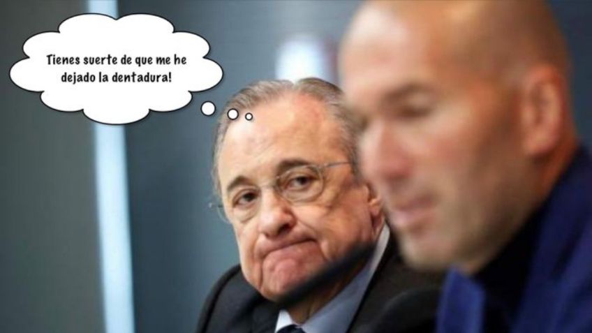 MEMES y críticas tunden a Florentino Pérez por derrota del Real Madrid