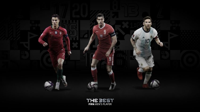 Messi, Cristiano Ronaldo y Lewandowski, los finalistas al The Best de FIFA