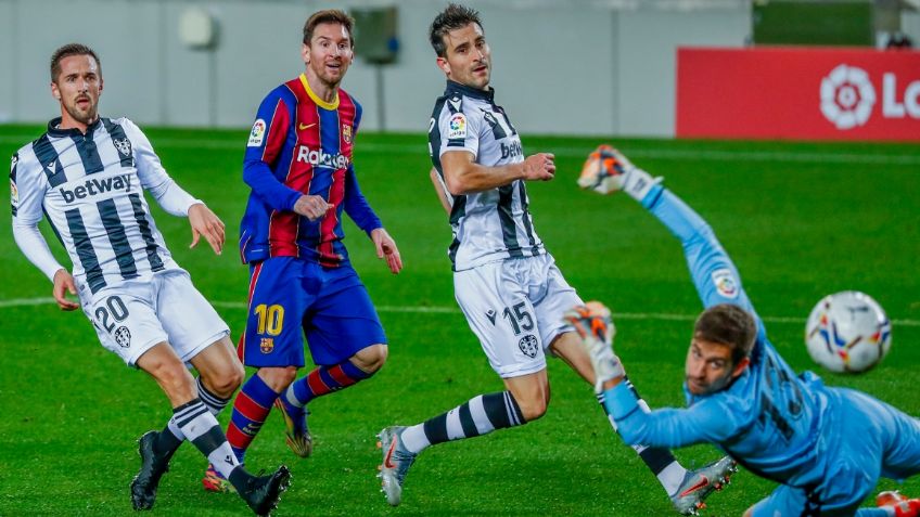 Gol de Messi para victoria de Barcelona ante Levante y nuevo récord (VIDEO)