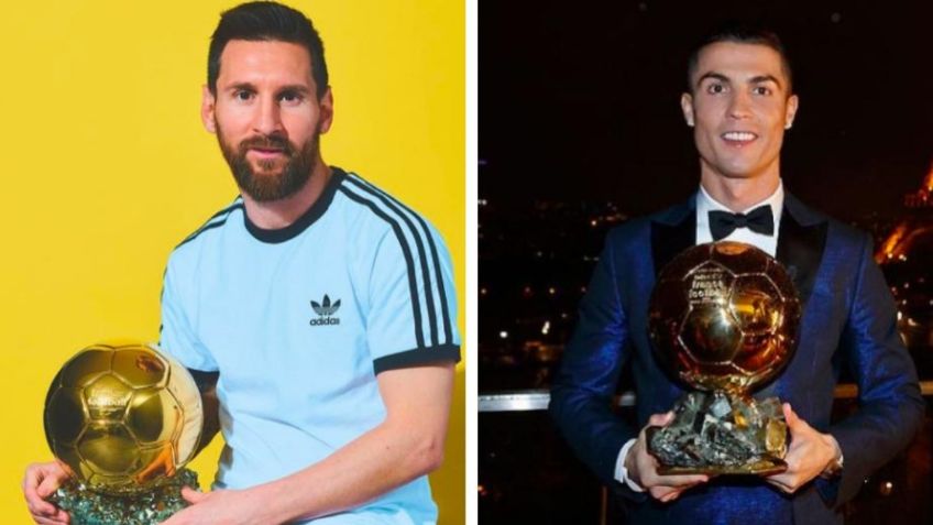 La reacción de Messi y Cristiano tras entrar al Balón de Oro Dream Team