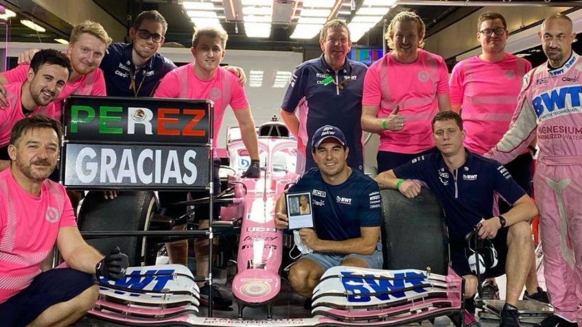 Checo Pérez y el emotivo mensaje de despedida de Racing Point
