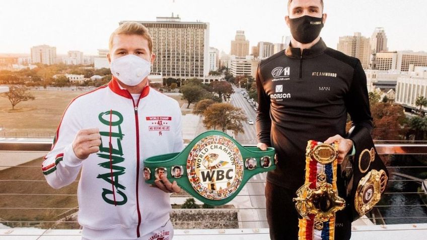 Abismal diferencia de estatura entre Canelo Álvarez y Smith enciende polémica