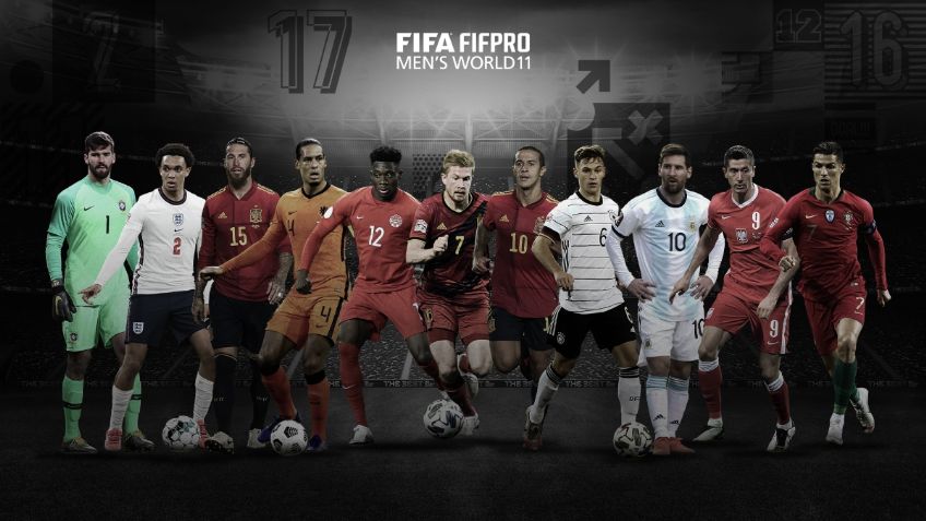 FIFA revela el once ideal del 2020 en los premios The Best