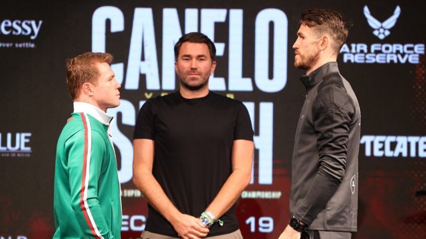Canelo Álvarez vs Smith: Así fue el frente a frente y el pesaje (VIDEO)