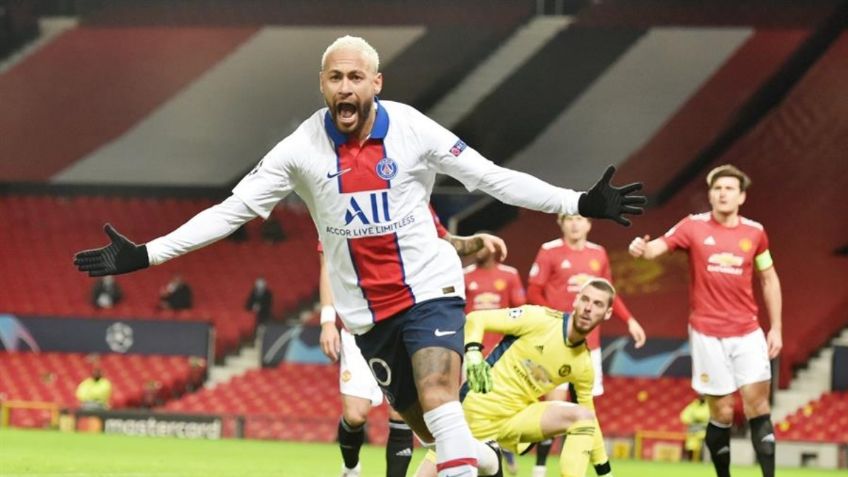 Neymar dirige el triunfo del PSG 1-3 ante el Manchester United en Old Trafford