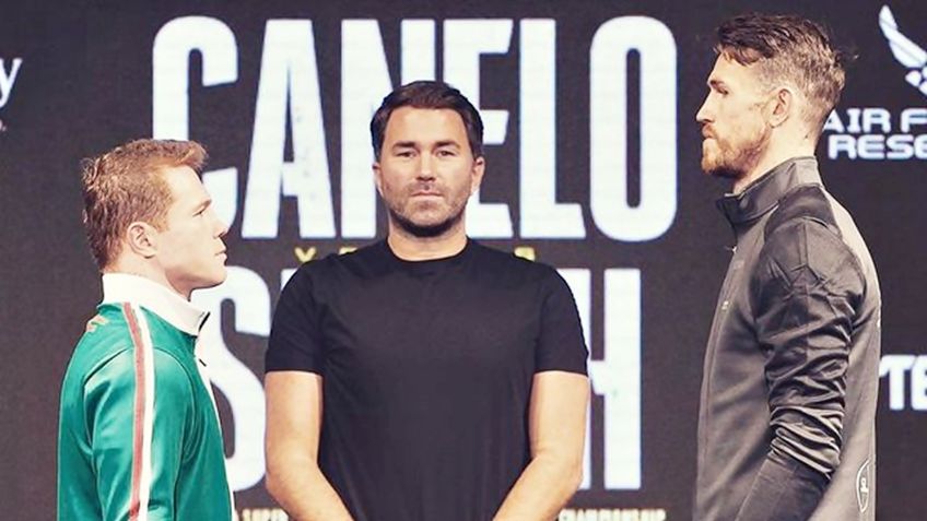 Eddie Hearn predijo los próximos dos rivales de Canelo Álvarez