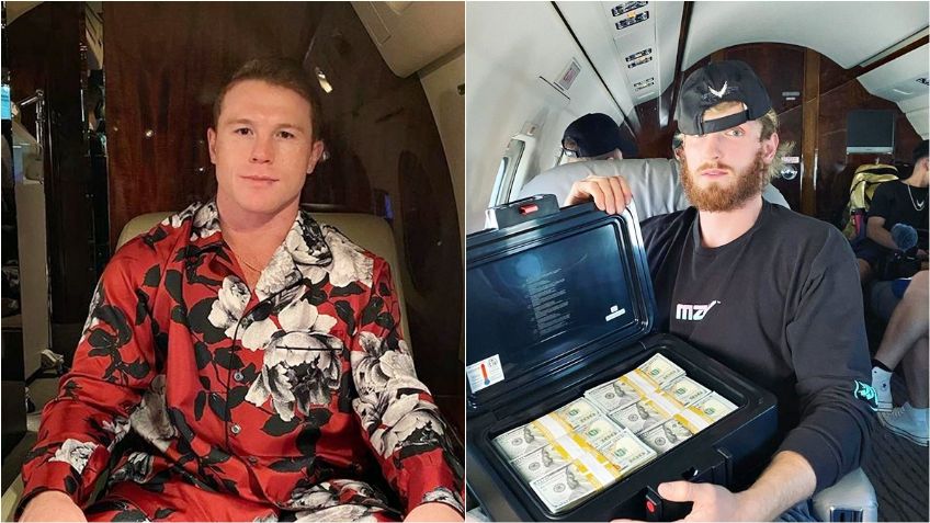 Logan Paul responde furioso a Canelo Álvarez sus críticas a youtubers