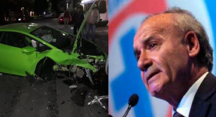 Supuesto abogado de Billy Álvarez estrella su Lamborghini en Polanco y se da a la fuga