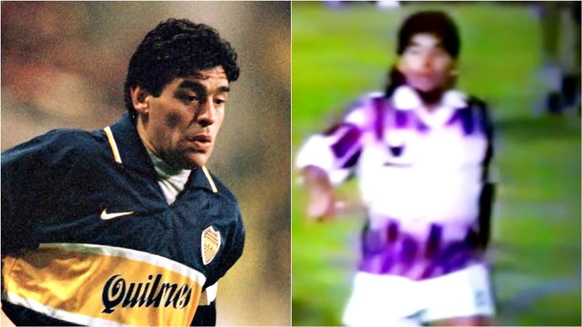 Revelan golazo inédito de MARADONA jugando para club amateur (VIDEO VIRAL)