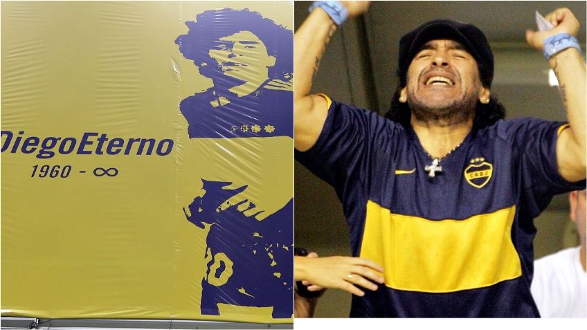 Maradona recibiría homenaje en escudo de Boca Juniors como 'nueva estrella'