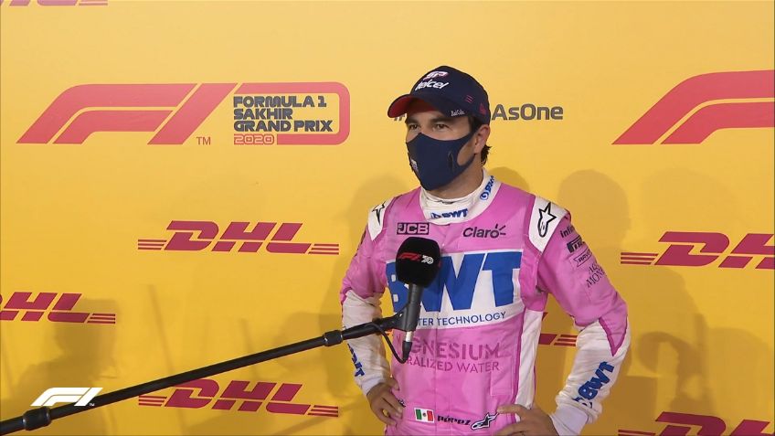 Checo Pérez rompe en llanto tras ganar primera carrera de Fórmula 1 (VIDEO)