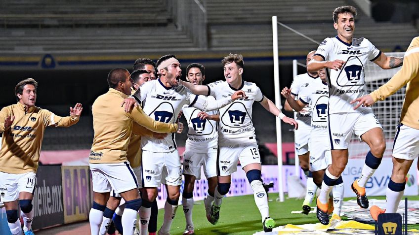 Pumas festejó al ritmo de la banda MS con su canción de cábala (VIDEO)