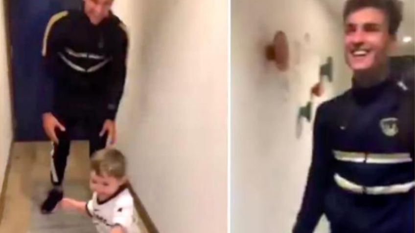 El emotivo festejo entre Juan Dinenno y su hijo tras su pase a la final (VIDEO)