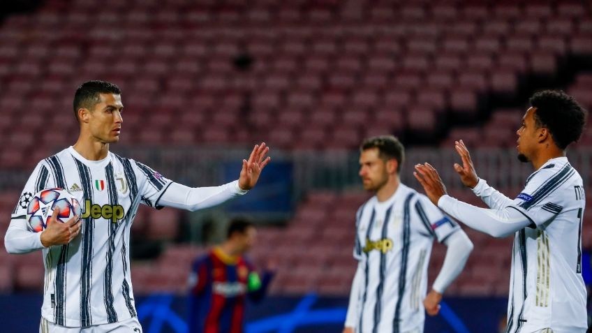 Cristiano Ronaldo inspira goleada de la Juventus 0-3 ante el Barça de Messi