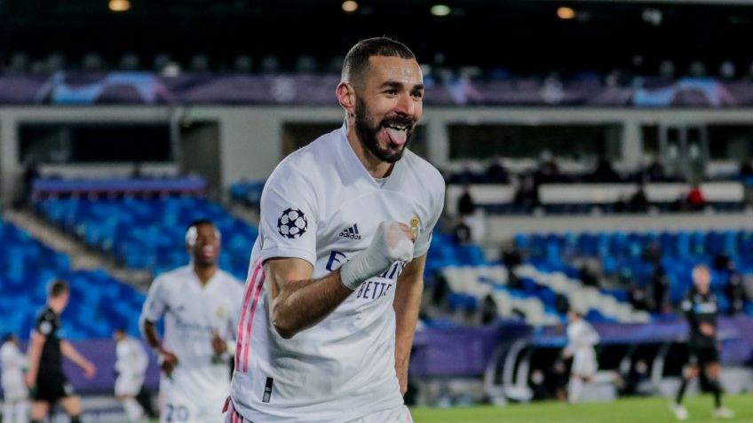 Benzema lleva al Real Madrid al liderato tras imponerse 2-0 al Mönchengladbach