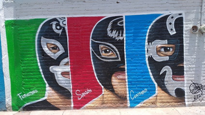 CMLL: Un mural para la Nueva Generación Dinamita