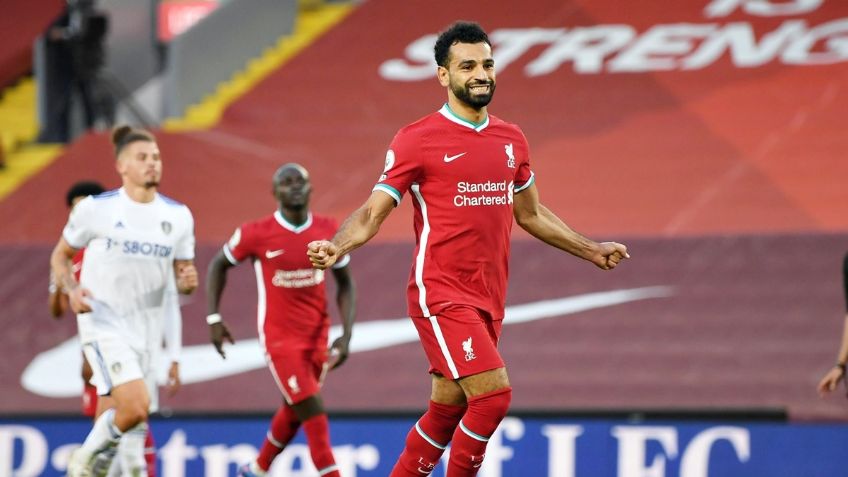 Premier League: Hattrick de Salah le da triunfo 4-3 al Liverpool ante Leeds de Bielsa