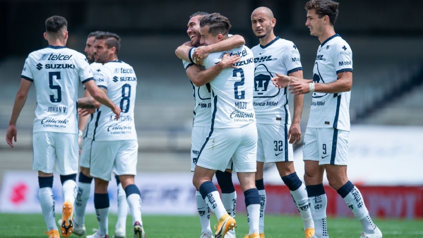 Pumas golea 3-0 al Atlético de San Luis y sigue como líder invicto