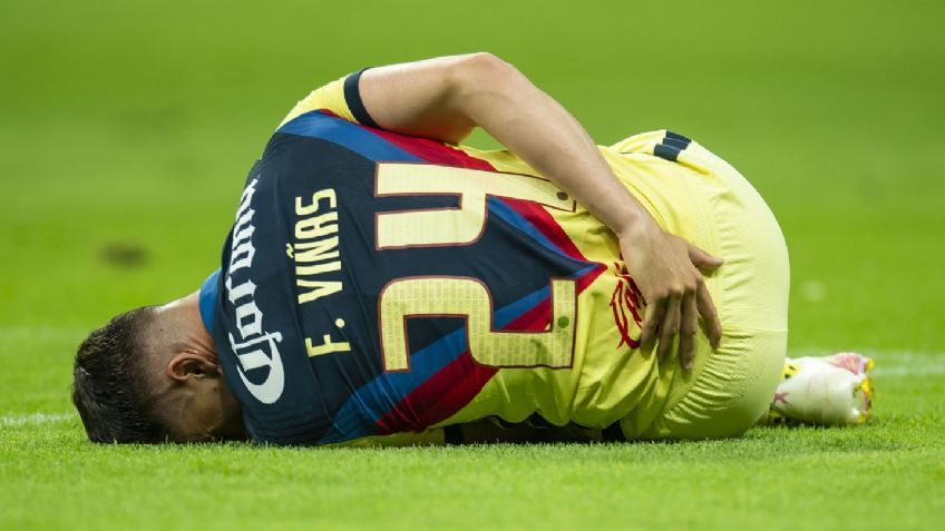 Alarmas en América: Federico Viñas es duda para el Clásico frente a Chivas