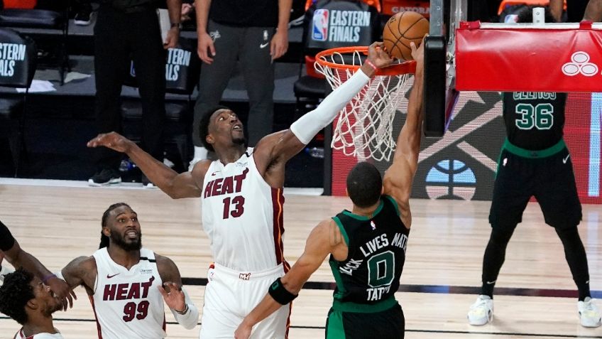 NBA: El Heat vence a los Celtics en la prórroga, con un tapón decisivo de Bam Adebayo
