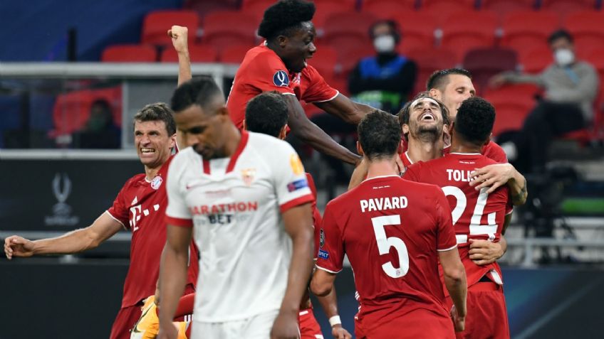Bayern Múnich es campeón de la Supercopa de Europa al doblegar a Sevilla