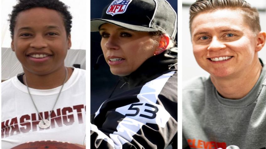 NFL hará historia; habrá tres mujeres en el partido Washington-Cleveland