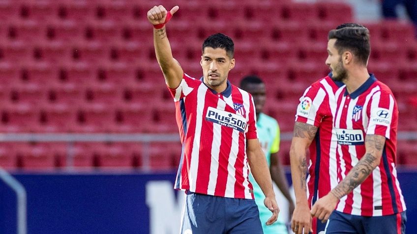 Luis Suárez debuta con doblete en la goleada del Atlético de Madrid VIDEOS