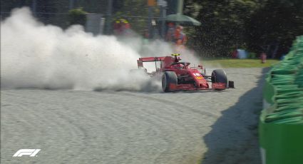 VIDEO: Brutal accidente de Charles Leclerc completa desastre de Ferrari en Monza